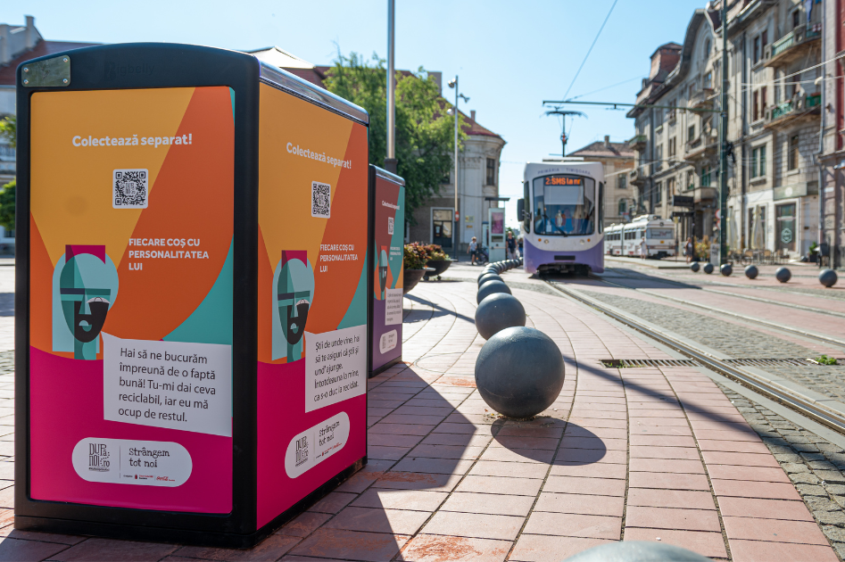 Soluție smart pentru colectare separată, implementată și în Timișoara