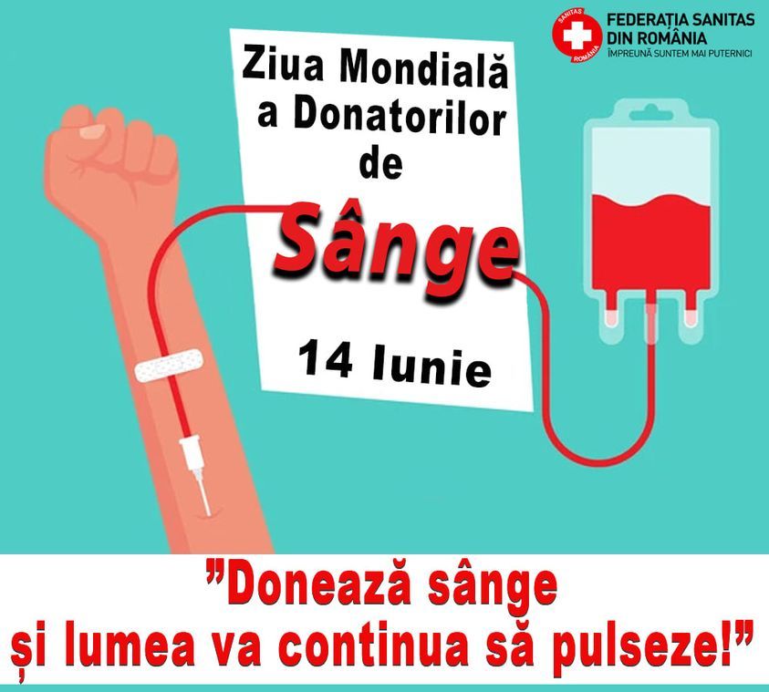 Ziua Mondiala a Donatorilor de Sange