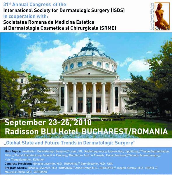 Congres mondial de chirurgie dermatologică, la Bucureşti
