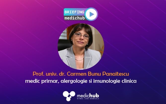 Dr. Carmen Bunu Panaitescu, la briefingul MedicHub de pe 5 iunie