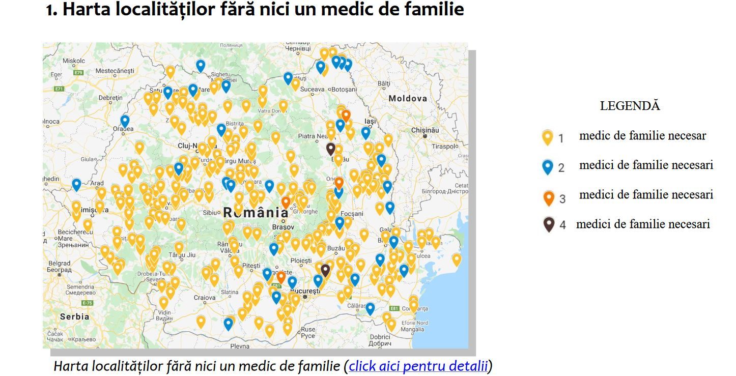 Semnal de alarmă tras de FNPMF: localități din Vaslui, fără medici de familie