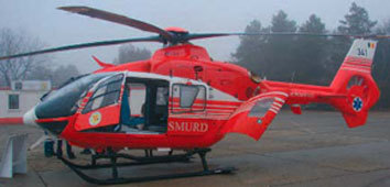 Elicopter modern pentru misiuni de salvare SMURD