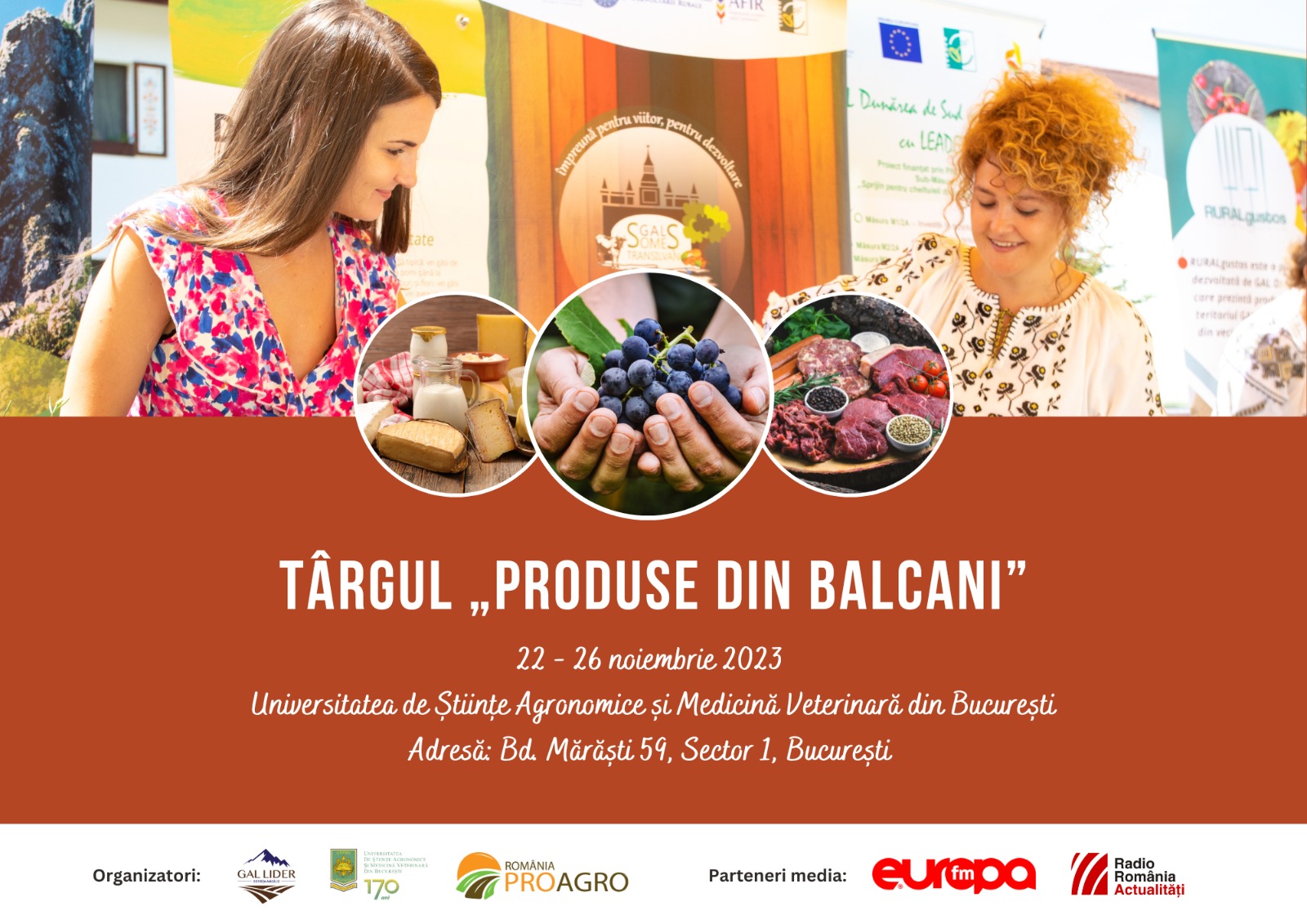 Târgul „Produse din Balcani” are loc la USAMV, între 22 și 26 noiembrie