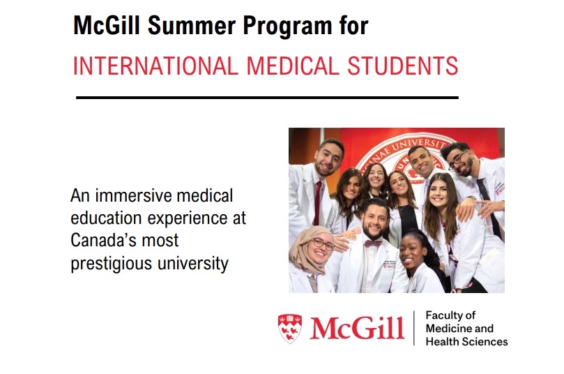 UMF Cluj-Napoca: se fac înscrieri pentru tabăra studențească de vară,  la universitatea „McGill”