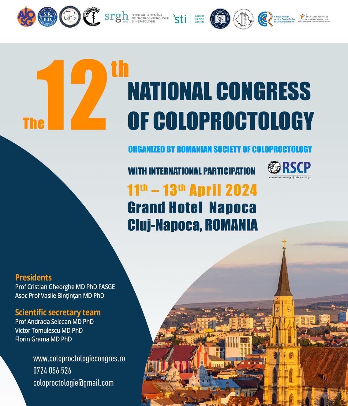 Congresul Național de Coloproctologie va avea loc între 11-13 aprilie 