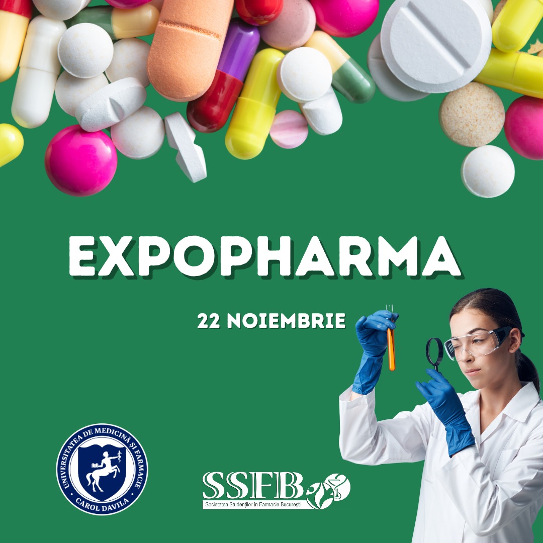 „Târgul de Oportunități Profesionale, ExpoPharma”, organizat pe 22 noiembrie 
