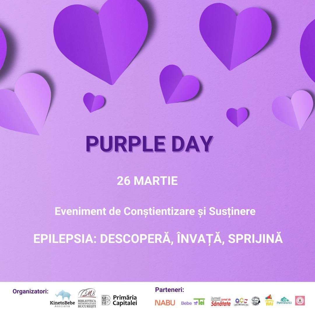 Purple Day: Biblioteci din București se implică în conștientizarea epilepsiei