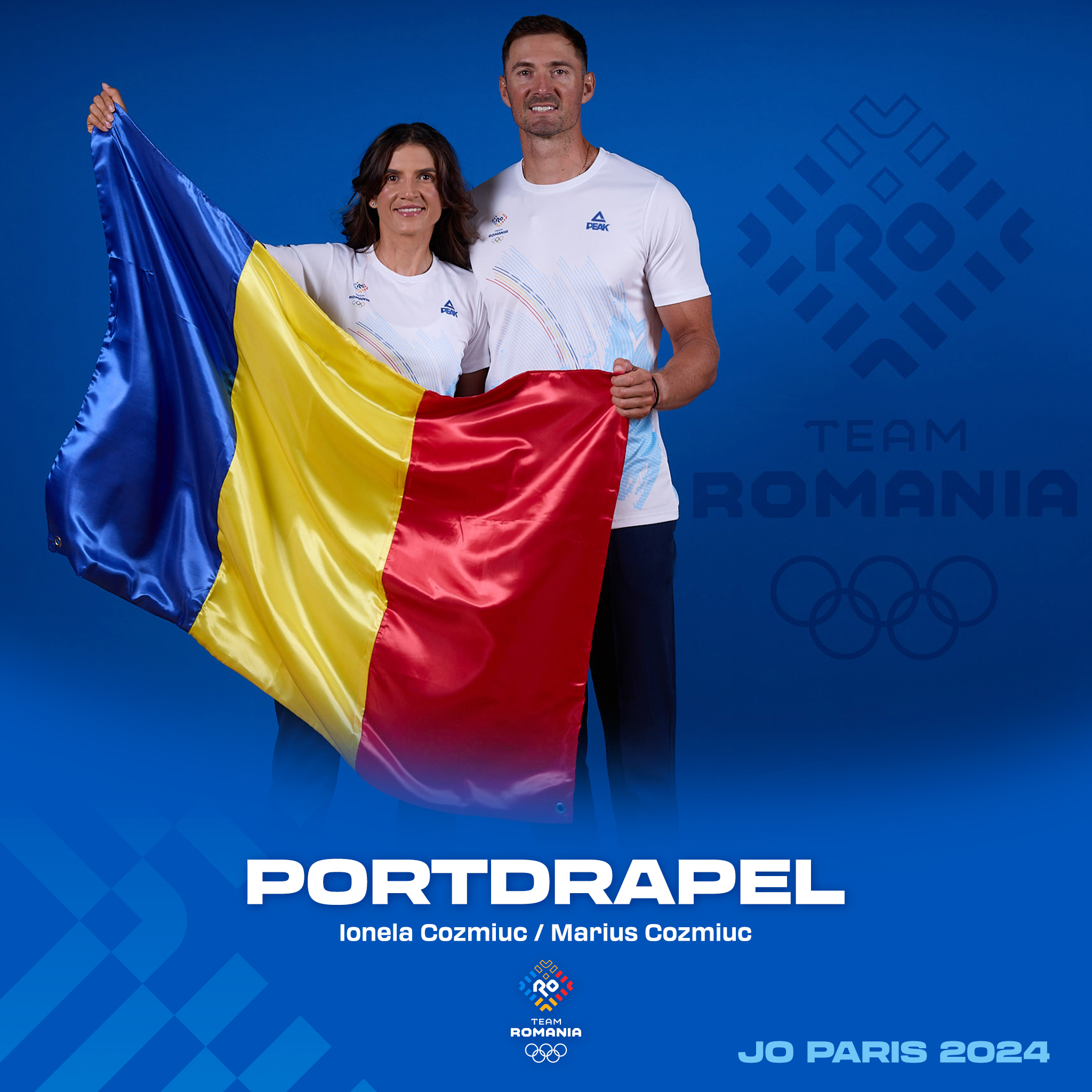 Cine va purta drapelul României la ceremonia de deschidere a JO de la Paris